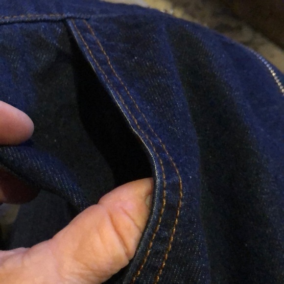 Topshop Moto Denim Skirt. Size 4 - Picture 6 of 6